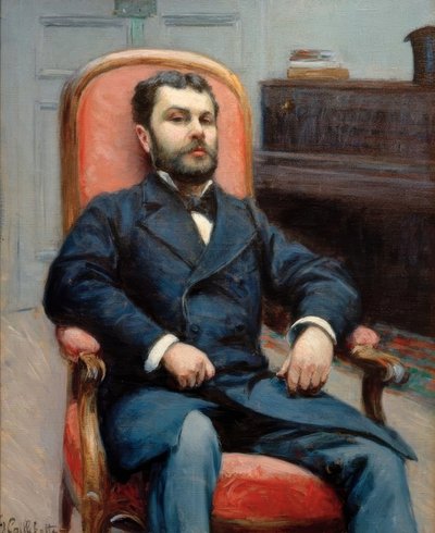 Porträt von Richard Gallo von Gustave Caillebotte